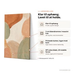 Produktegenskab: lærred i gallerikvalitet