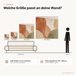 Produktmerkmal: Größenratgeber für deine Wand