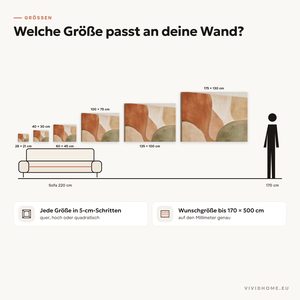 Produktmerkmal: Größenratgeber für deine Wand