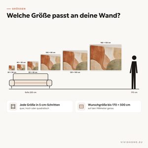 Produktmerkmal: Größenratgeber für deine Wand