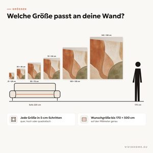 Produktmerkmal: Größenratgeber für deine Wand