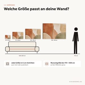 Produktmerkmal: Größenratgeber für deine Wand