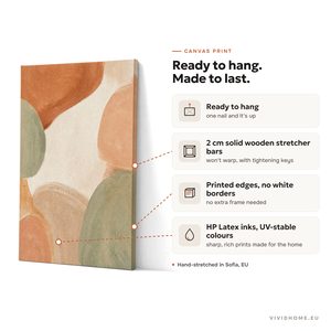 Product feature: gallery-quality canvas
