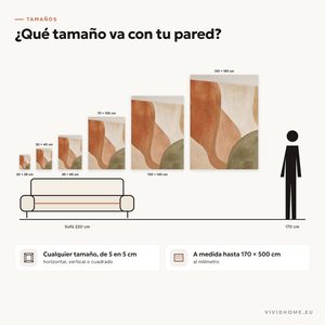 Característica: guía de tamaños para tu pared