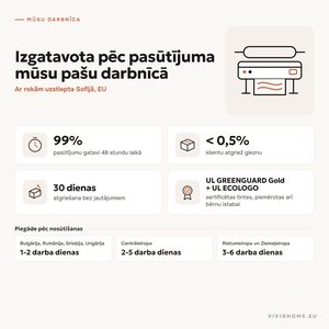 Īpašība: izgatavots mūsu pašu darbnīcā