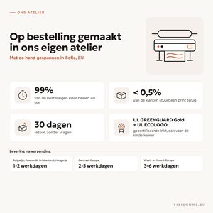 Productkenmerk: gemaakt in ons eigen atelier