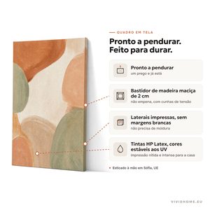 Característica: tela com qualidade de galeria