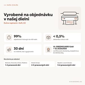 Vlastnosť: vyrobené v našej dielni