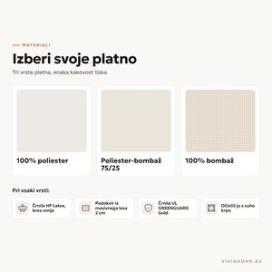 Lastnost: izberi material platna