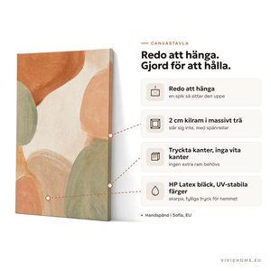 Produktegenskap: canvas i gallerikvalitet