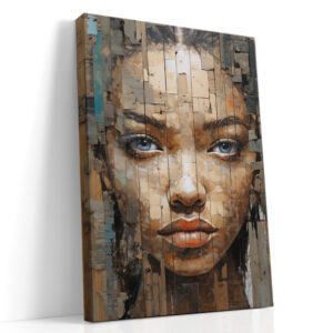 Blue Eyes on Driftwood