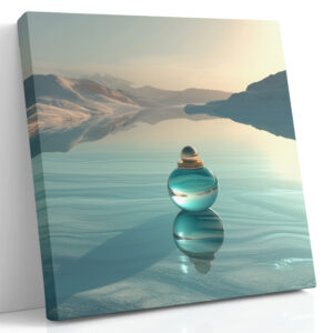 Alpine Reverie in Glass