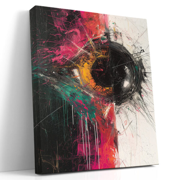 Vortex Split - Abstract Acrylic Expressionist Canvas