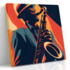 Tisk na plátně Jazzový saxofonista