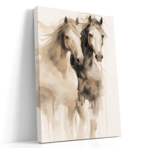 Three Horses in Motion