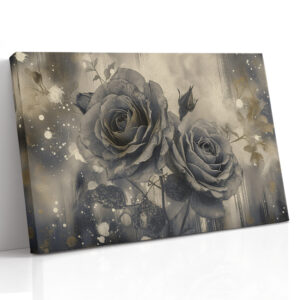 Grey Rose Botanical Study