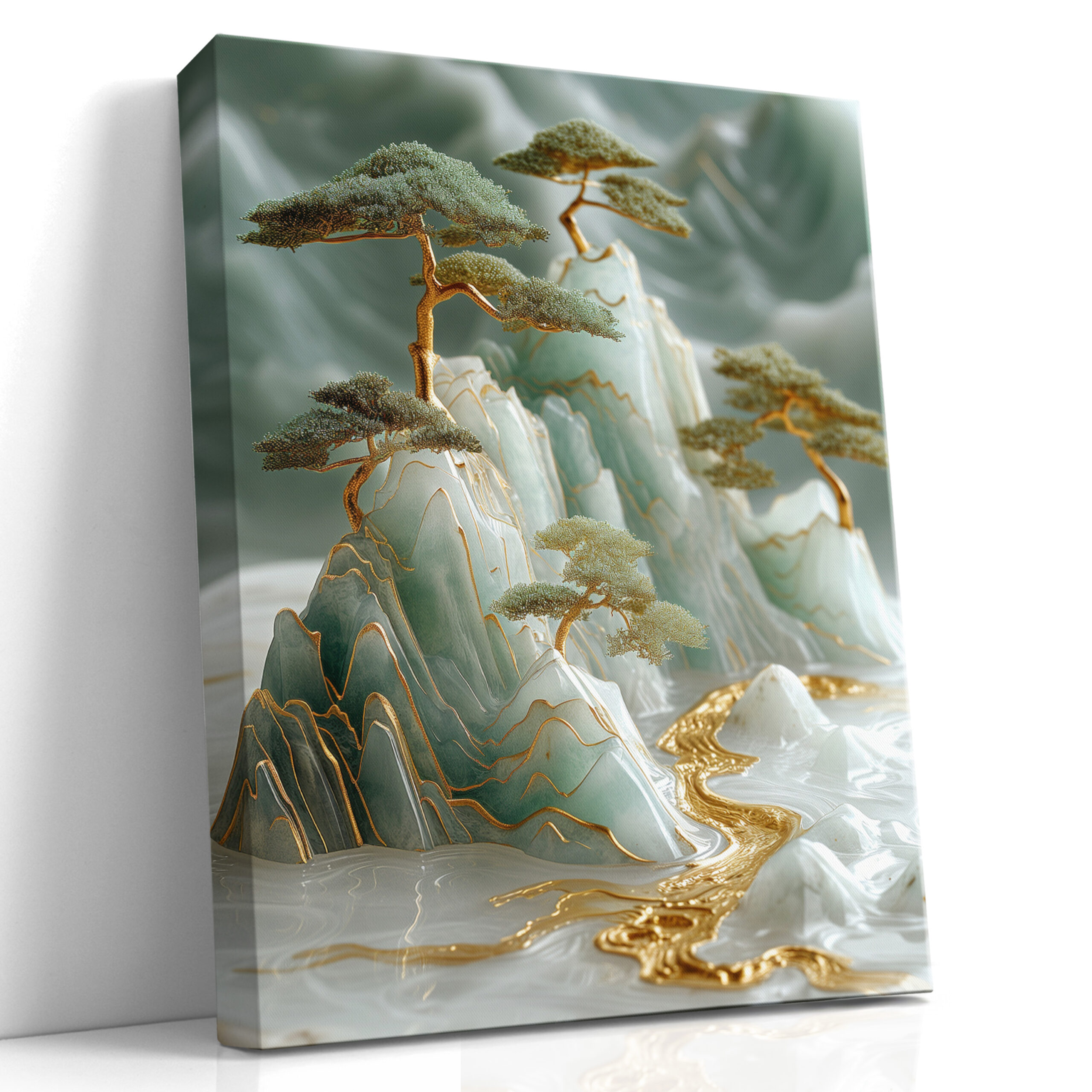 Jade Peaks & Gold Veins