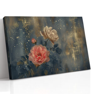 Dark Rose & Gold Study