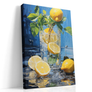 Lemon Splash in Cobalt