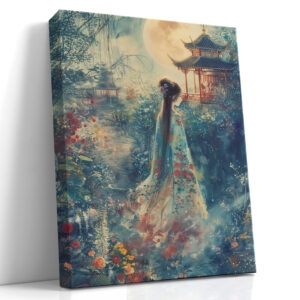 Moonlit Hanfu Garden
