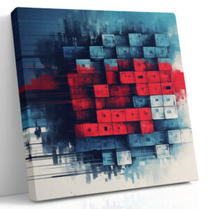 Pixelated Heart in Motion