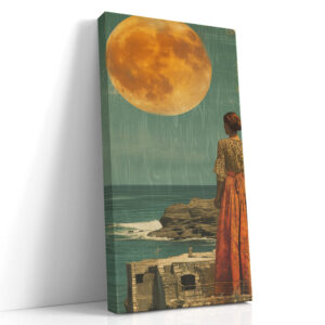Moonrise at the Ruined Shore