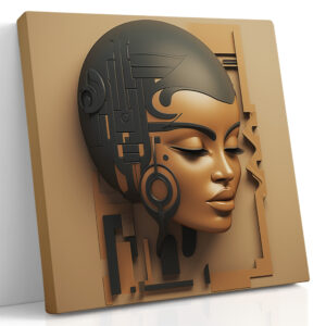 Gilded Circuit Visage