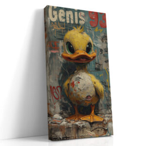 Graffiti Duck on the Wall