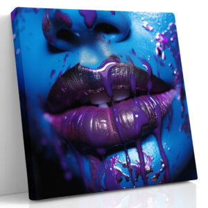 Violet Drip Portrait