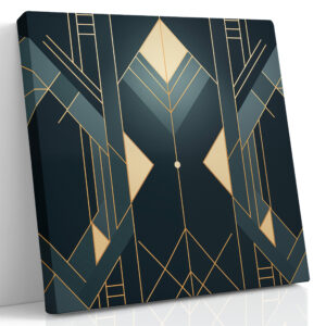 Navy Deco Lattice