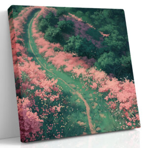 Blossom Path from Above