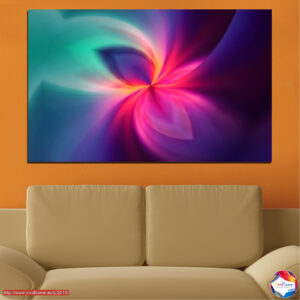 Πολύχρωμο Λαμπερό Αφηρημένο Canvas Print