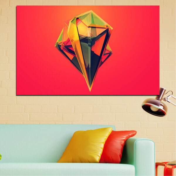 3D Abstract Reflection Canvas Print