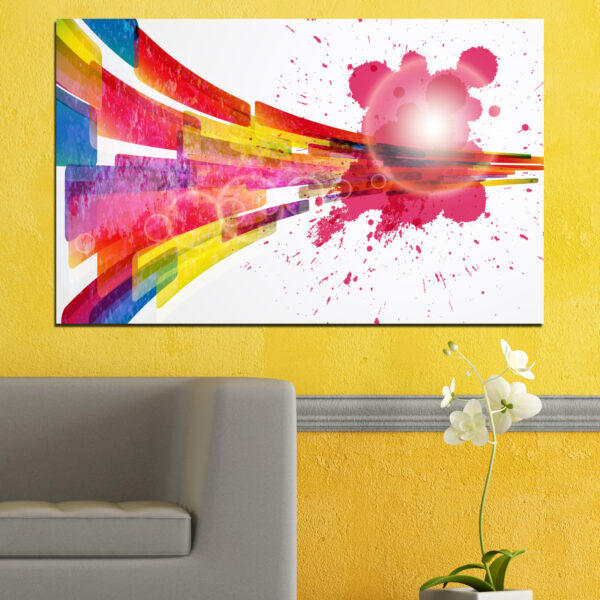 Colorful Sphere Abstraction Canvas Print