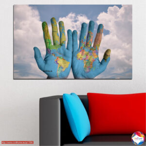 Life Road Abstract Geography Canvas Print