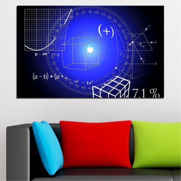 Abstracte Geometrische Kubus Canvas Print