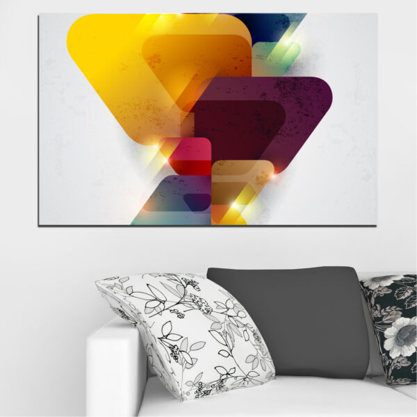 Colorful Abstract Shine Canvas Print
