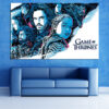Five-panel canvas set featuring Game of Thrones artwork
