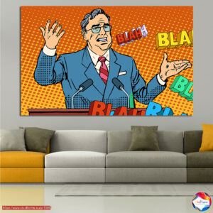 Καμβάς Pop Art Cartoon Portrait