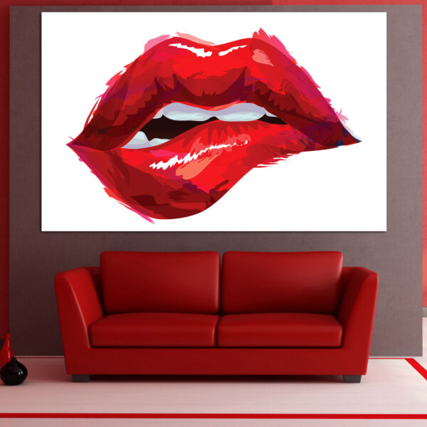 Impression sur Toile Figures Abstraites La Tentation