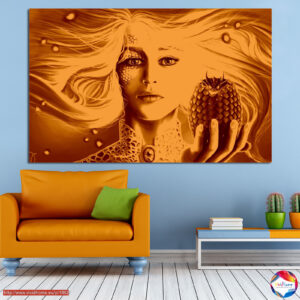 Game of Thrones Fantasy Scene Canvas Print