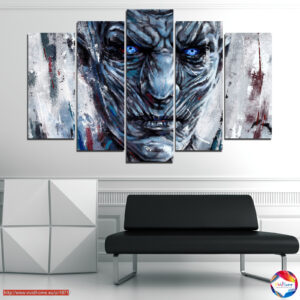 Game of Thrones Sárkány Jelenet 5 Részes Vászon Nyomat