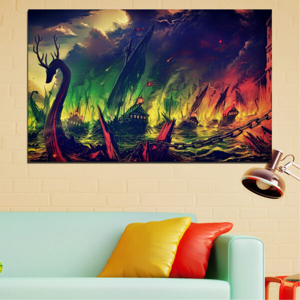 Game of Thrones Dragon Fantasy Canvas Print