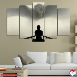 Game of Thrones Fantasy Scene 5-Piece Canvas Print