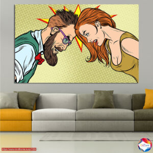 Juego de Lienzo Pop Art Fashion Portrait de 5 Piezas