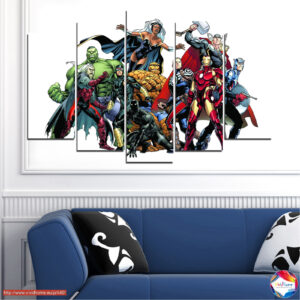 Superheroes 5 pieces №0440