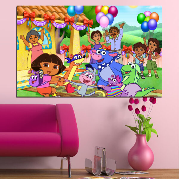 Dora the Explorer Canvas Print για Παιδικό Δωμάτιο