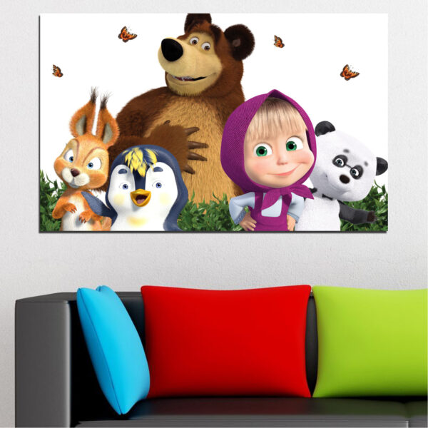 Καμβάς Masha and the Bear