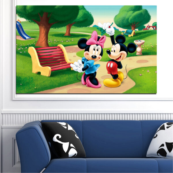 Εκτύπωση σε Καμβά Mickey και Minnie Mouse