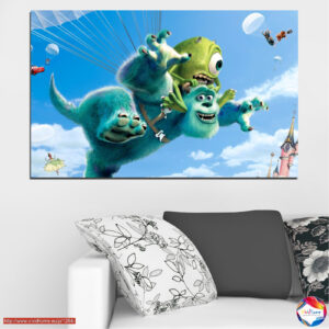 Monsters Inc. tegelaste lõuendpilt